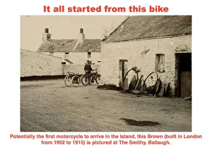 EX Brown mc Print by BikeSport