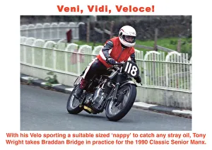 Classic Motorbike Pictures Prints: EX MGP 1990 Wright