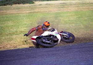 Frank Kennedy (Yamaha) 1976 Jurby Airfield Frank Kennedy (Yamaha) 1976 Jurby Airfield