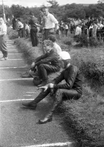 1959 Senior Ulster Grand Prix Print of Geoff Duke and Alan Shepherd