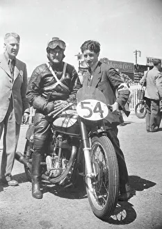 George Morrison (Norton) 1949 Junior TT George Morrison (Norton) 1949 Junior TT