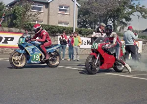 Greg Broughton (Yamaha) & Richard Goodwin (Yamaha) 1987 Lightweight Manx Grand Prix Greg Broughton (Yamaha) & Richard Goodwin (Yamaha) 1987 Lightweight Manx Grand Prix