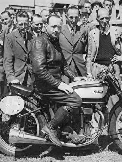 Harold Daniell (Norton) 1938 Senior TT Harold Daniell (Norton) 1938 Senior TT