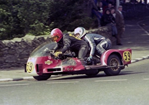 Ian McDonald & Andre Witherington (Weslake) 1976 1000 Sidecar TT Ian McDonald & Andre Witherington (Weslake) 1976 1000 Sidecar TT