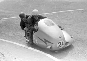 Jackie Beeton & Charlie Billingham (Norton) 1957 Sidecar TT Jackie Beeton & Charlie Billingham (Norton) 1957 Sidecar TT