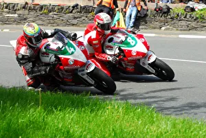 Jamie Hamilton and Michael Rutter (Kawasaki) 2013 Lightweight TT practice Jamie Hamilton and Michael Rutter (Kawasaki) 2013 Lightweight TT practice