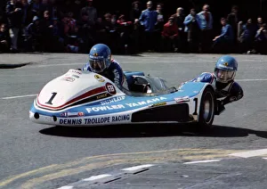 Jock Taylor & Benga Johannson (Fowler Yamaha) 1981 Sidecar TT Jock Taylor & Benga Johannson (Fowler Yamaha) 1981 Sidecar TT