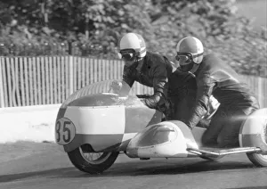 John Crick & D Senior (C B Triumph) 1968 Sidecar TT John Crick & D Senior (C B Triumph) 1968 Sidecar TT