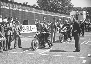 John Dale (AJS) and Arnold Jones (Norton) 1950 Junior TT John Dale (AJS) and Arnold Jones (Norton) 1950 Junior TT