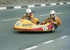 Lesley Hurst & Eric Amman (Winstanley Suzuki) 1982 Sidecar TT Lesley Hurst & Eric Amman (Winstanley Suzuki) 1982 Sidecar TT