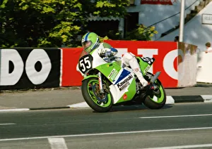 Liz Skinner (Kawasaki) 1991 Supersport 400 TT Liz Skinner (Kawasaki) 1991 Supersport 400 TT
