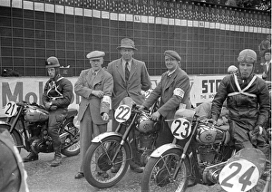 Michael McGeagh (BSA) and Trevor Williams (BSA) 1950 Junior Clubman TT Michael McGeagh (BSA) and Trevor Williams (BSA) 1950 Junior Clubman TT