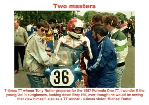 Motorcycle Racing Legends Prints: EX 1987 Rutters