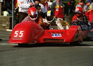Mick Thompson & Simon Moody (Kawasaki) 1995 Sidecar TT Mick Thompson & Simon Moody (Kawasaki) 1995 Sidecar TT