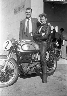 Mike Kelly (Norton) 1958 Senior Manx Grand Prix Mike Kelly (Norton) 1958 Senior Manx Grand Prix