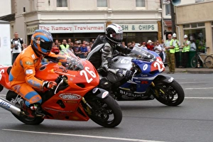 Mirko Kalsek (Kawasaki) and Roy Richardson (Suzuki) 2004 Production 1000 TT Mirko Kalsek (Kawasaki) and Roy Richardson (Suzuki) 2004 Production 1000 TT