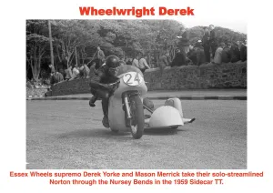 Sidecar Racing History Prints: Wheelwright Derek