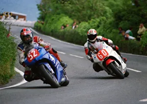 Peter Jarmann (Honda) & Paul Kellett (Yamaha) 1999 Production TT Peter Jarmann (Honda) & Paul Kellett (Yamaha) 1999 Production TT