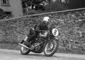 Isle Of Man TT Prints: The Last Clubman Winner Print: Bernard Codd on BSA Gold Star