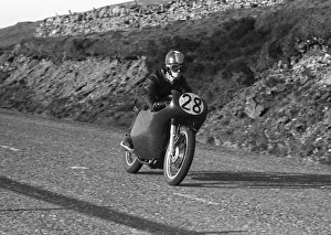 AJS Motorcycles Vintage Prints: Ralph Fox (AJS) 1959 Junior TT