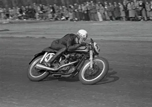 Ray Amm (500 Norton) 1954 Silverstone Saturday Ray Amm (500 Norton) 1954 Silverstone Saturday