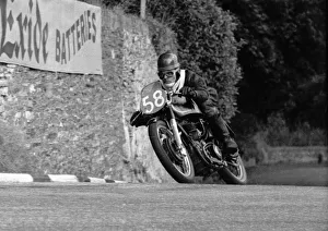 Ron Jerrard (AJS) 1955 Junior Manx Grand Prix Ron Jerrard (AJS) 1955 Junior Manx Grand Prix
