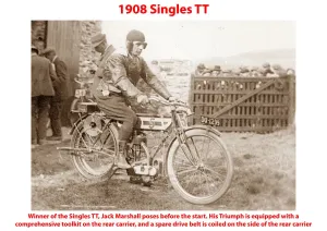 Motorcycle Racing Heritage Prints: 1908 Singles TT