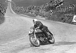 W J Sparky Campbell (Norton) 1953 Junior TT W J Sparky Campbell (Norton) 1953 Junior TT