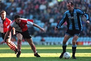 Images Dated 25th January 1997: The Unforgettable FA Cup Upset: Coventry City vs. Woking - Gary McAllister's Double Act