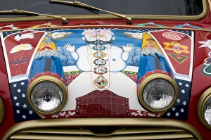 British Motor Museum Exhibits Prints: 1968 Austin Mini