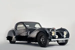 Bugatti Prints: Bugatti Type 57S Print (1937)