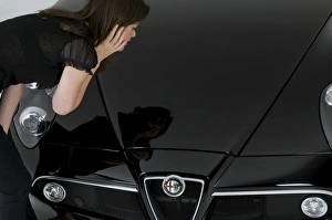 Luxury Car Photography Prints: Female model with