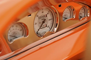 Vintage Ford Cars Prints: Ford custom orange
