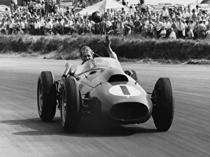Motor sport/formula/peter collins lap honour winning 1958 british gp Motor sport/formula/peter collins lap honour winning 1958 british gp