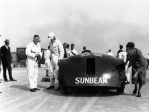 Prints of Sunbeam 1000hp World Land speed record attempt at Daytona 1927 Record Breakers Prints: Sunbeam 1000hp Print at Daytona 1927