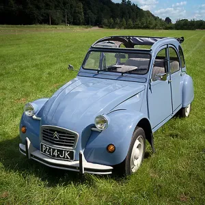 Citroen 2CV6 Special Blue Light Print