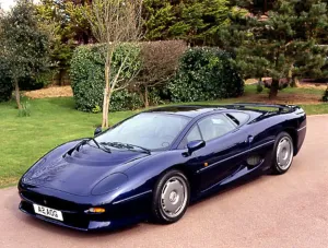 Jaguar XJ-220 British Print