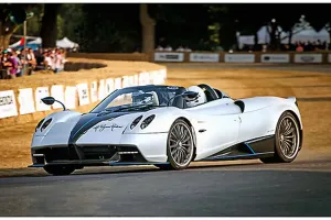 Pagani Huayra Roadster White Print