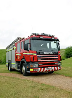 Fire Department Equipment Prints: Fire Engine Scania