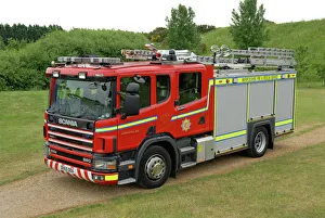Vintage Fire Engines Prints: Fire Engine Scania