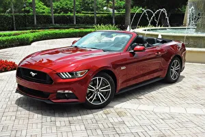 Ford Mustang GT Convertible 2015 Red metallic Ford Mustang GT Convertible 2015 Red metallic