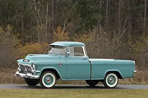 Images Dated 1st January 2006: GMC V8 Pickup Series 100, 1957, Blue, light