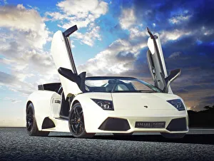 Lamborghini Murcielago LP640 Roadster, 2012, White Lamborghini Murcielago LP640 Roadster, 2012, White