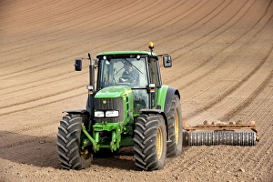 John Deere Tractor Pulling Soil Press Print