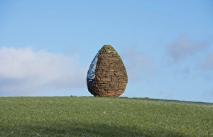 Andy Goldsworthys Millennium Cairn sculpture, Penpont, Dumfries and Galloway