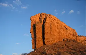 Namibia Rock Formations Prints: Namibia Eroded Rock formations at Vingerklip, Namibia
