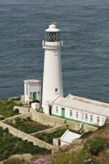 Holy Island Wales Prints: View of lighthouse, South Stack Lighthouse