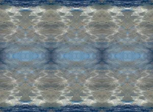 Blue and Grey Abstract Print