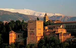 Alhambra; Granada; Andaslusia, Spain, Sierra Nevada Alhambra; Granada; Andaslusia, Spain, Sierra Nevada