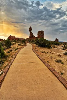 Arches National Park evening light. USA, Utah Arches National Park evening light. USA, Utah